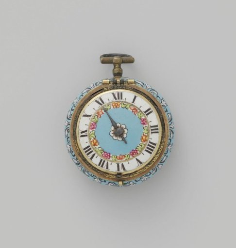 Clock with classical bust