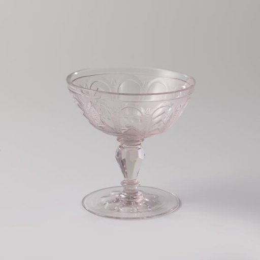 Dish on a stand, with bows and stars