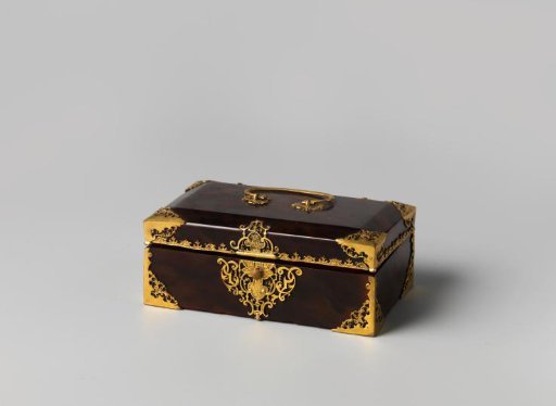 Tortoiseshell Casket with Copper Mounting