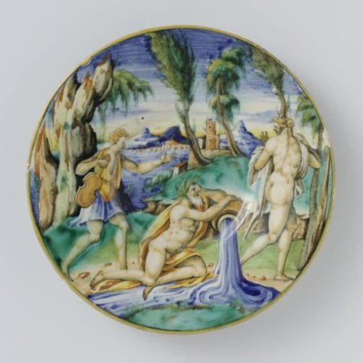 Plate with Apollo and Daphne