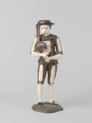Beggar with bagpipes