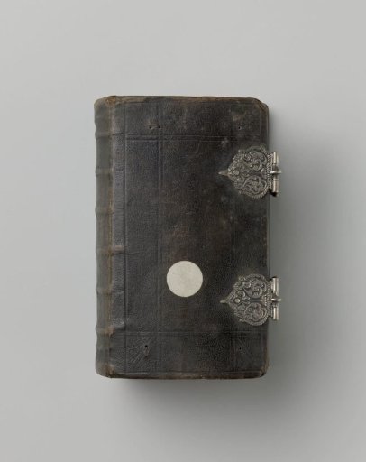 Bible with cast and chased small silver locks
