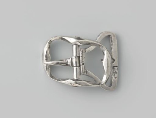 Silver breeches buckle