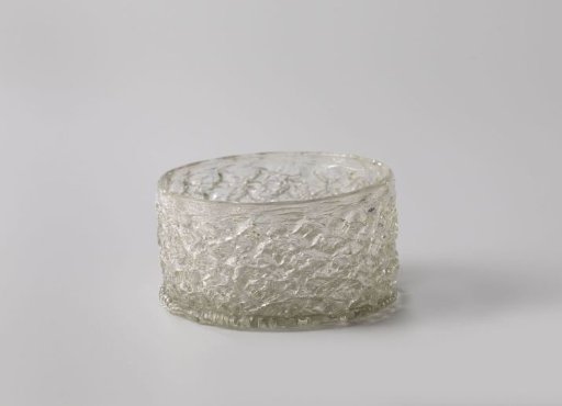 Goblet of ice glass