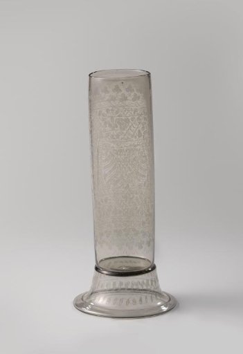 Goblet with leaf and flower work and a double eagle