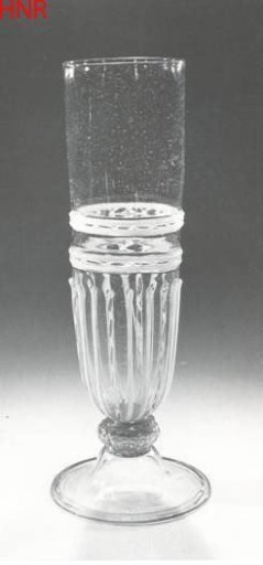 Beaker decorated with applied threads