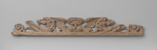 Fragment of wood belonging to the organ from the Nicolaïkerk in Utrecht