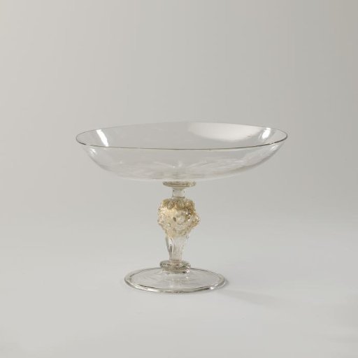 Tazza (wine glass with a bowl-shaped stem)