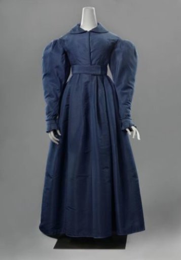 Jacket dress with 'gigot sleeves'