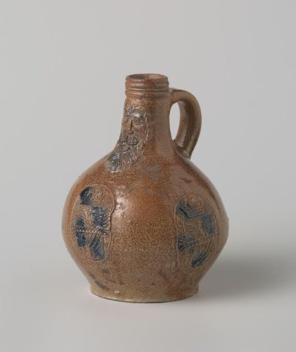 Jug (Bartmann jug) with a coat of arms