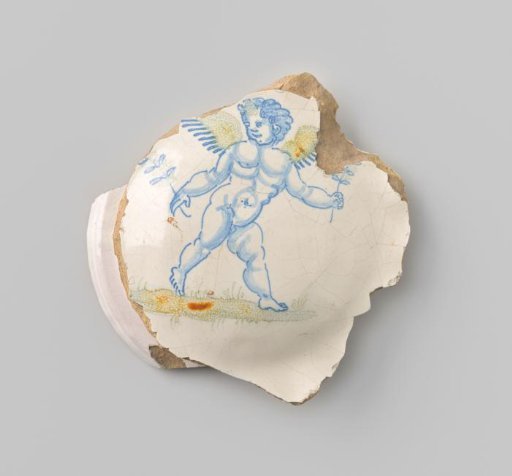 Fragment of the Bottom of a Dish Depicting a Genius