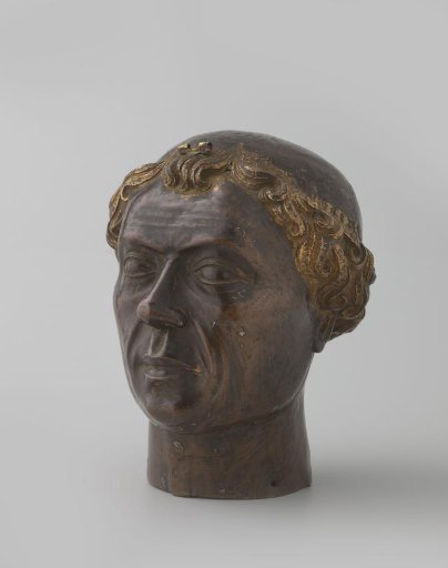 Head of a Saint, Probably Part of a Reliquary