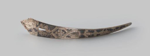 Feather with a knob