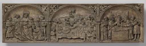 Predella with the Adoration of the Kings, the Deathbed of Mary and the Presentation in the Temple