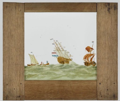 Diaphorama of Four Boats at Sea