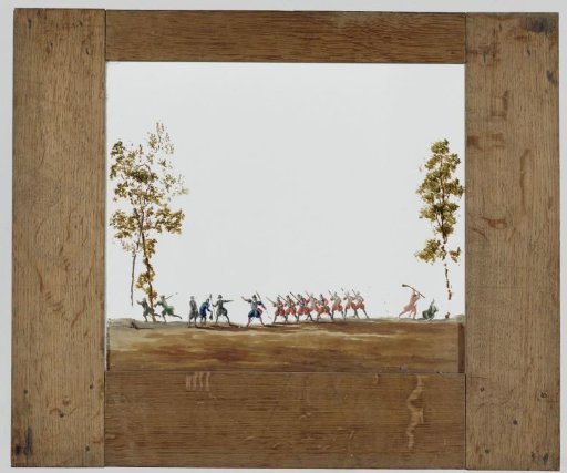 Two-sided diaphorama of a seventeenth-century battle