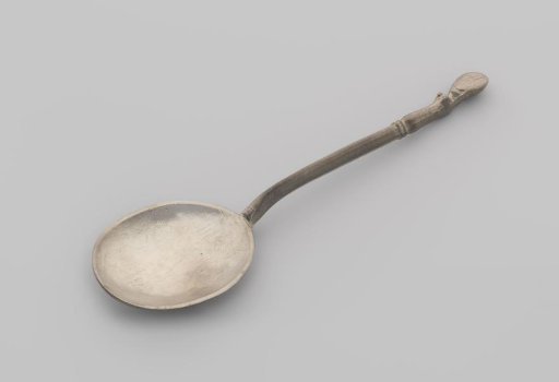 Tin spoon with a horse's foot