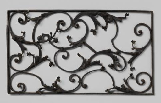 Grille, rectangular. Style Louis XIV.
