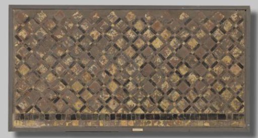 Fragment of a tiled floor from the Provost's House of St. John in Utrecht