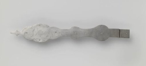 Engraved curved handle