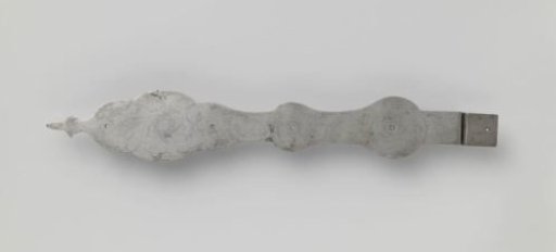 Engraved curved handle