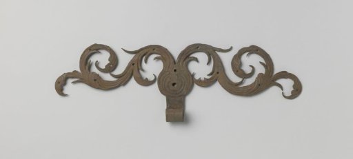 Handle of Tinned Iron with Leaf Motifs