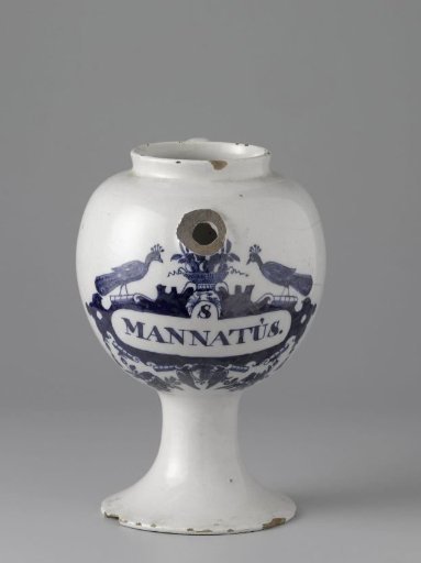 Apothecary Pot 'S MANNATUS'