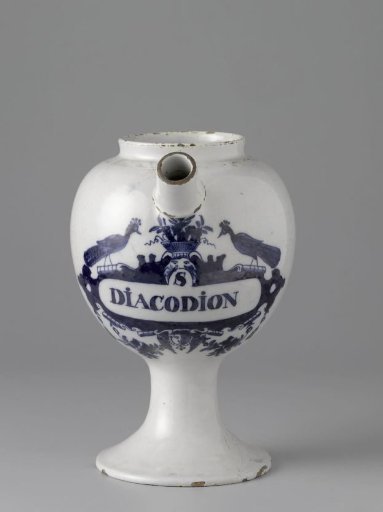 Apothecary jar 'S DIACODION'