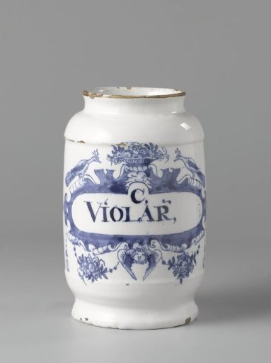 Apothecary Pot 'C,/ VIOLAR'