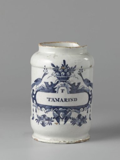 Apothecary Jar of Faience