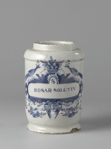 Apothecary Jar of Faience