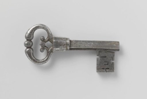 Chest lock with key