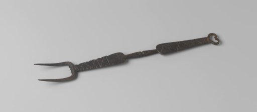 Fork with two tines