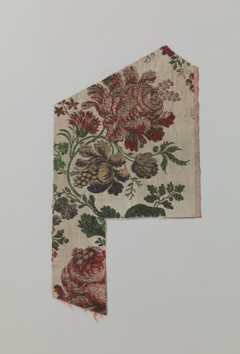 Piece of embroidered silk