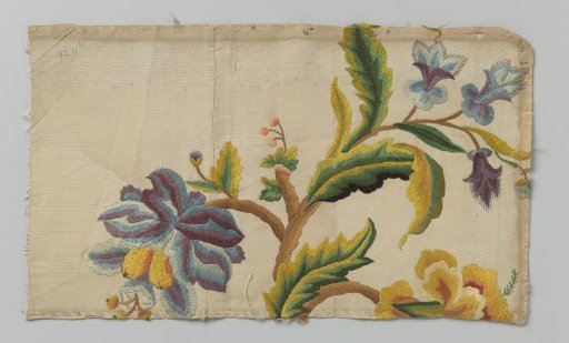 Piece of embroidered silk