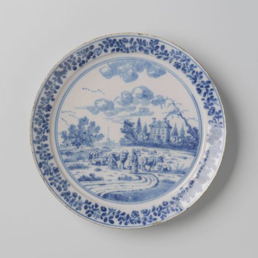 Bord van faience