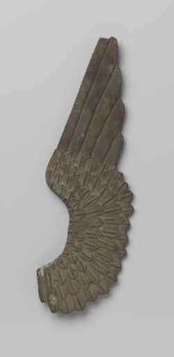 Wing of an angel in brass