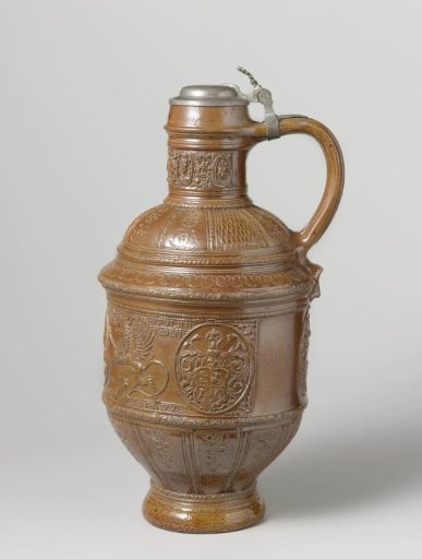 Jug with the arms of Saxony and Brunswick