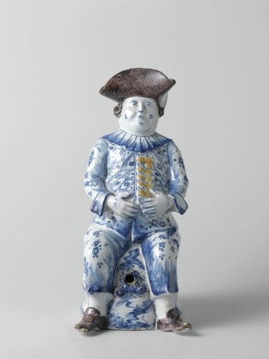 Jug in the form of a seated man