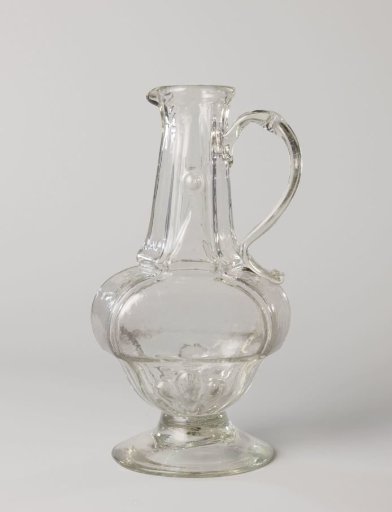 Jug with angular blown body