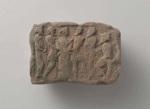 Fireplace Tile Depicting Susanna Before the Judge