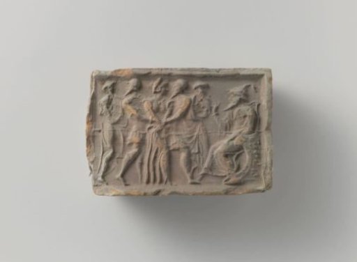 Fireplace Tile Depicting Susanna Before the Judge