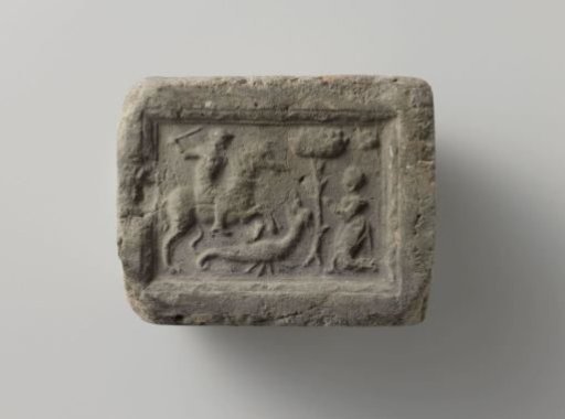 Fireplace Depicting Andromeda or Saint George