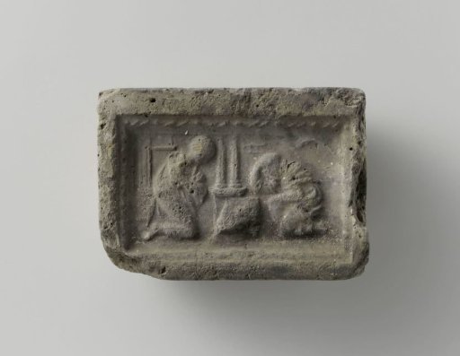 Fireplace, depicting Simeon in the temple