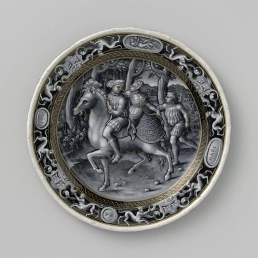 Plate depicting the month of March