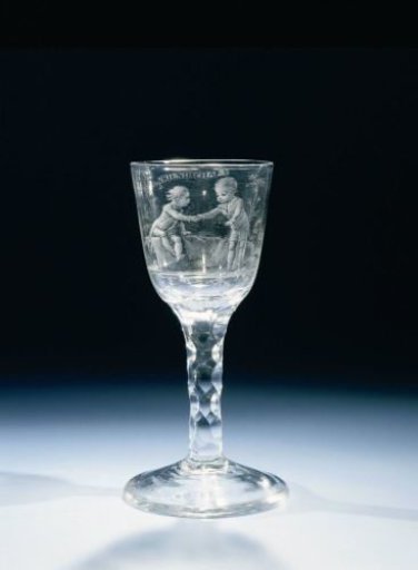 Goblet with a representation of Friendship