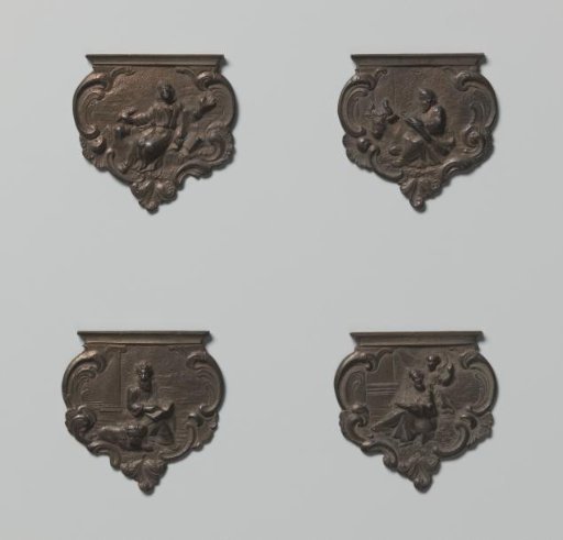 Models for clasps of book locks with the four Evangelists