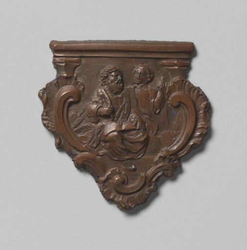 Model for a clasp of a book lock with the evangelist Matthew