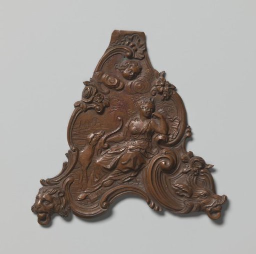 Model for a hook plate of a chatelaine