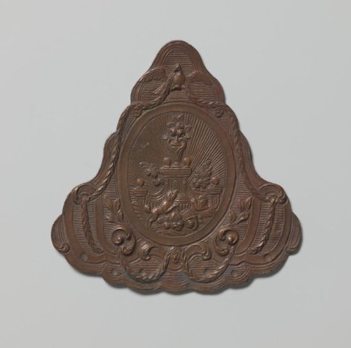 Model for a hook plate of a chatelaine